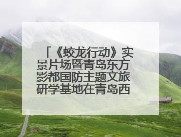 《蛟龙行动》实景片场暨青岛东方影都国防主题文旅研学基地在青岛西海岸新区开业