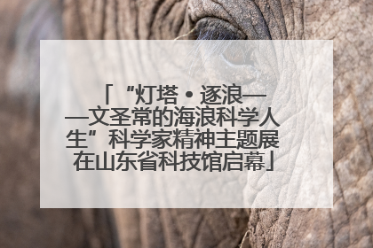 “灯塔 • 逐浪——文圣常的海浪科学人生”科学家精神主题展在山东省科技馆启幕