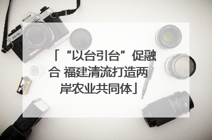 “以台引台”促融合 福建清流打造两岸农业共同体