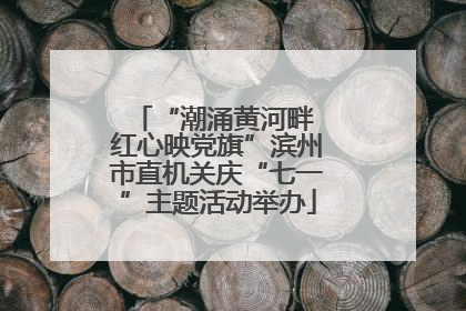 “潮涌黄河畔 红心映党旗”滨州市直机关庆“七一”主题活动举办