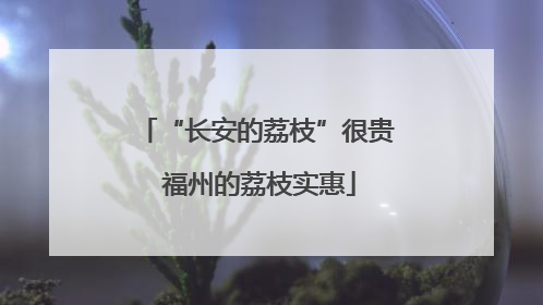 “长安的荔枝”很贵 福州的荔枝实惠