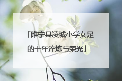 睢宁县凌城小学女足的十年淬炼与荣光