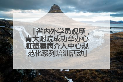 省内外学员观摩，青大附院成功举办心脏瓣膜病介入中心规范化系列培训活动