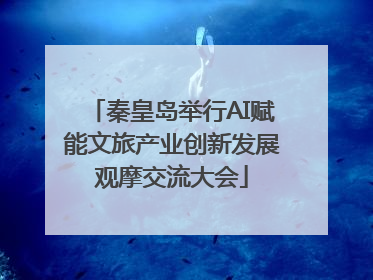 秦皇岛举行AI赋能文旅产业创新发展观摩交流大会