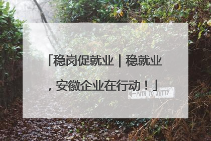 稳岗促就业｜稳就业，安徽企业在行动！