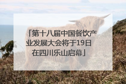 第十八届中国餐饮产业发展大会将于19日在四川乐山启幕