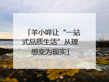 羊小咩让“一站式品质生活”从理想变为现实
