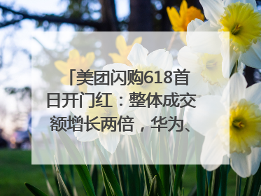 美团闪购618首日开门红：整体成交额增长两倍，华为、Apple、沃尔玛等近800个品牌翻倍增长