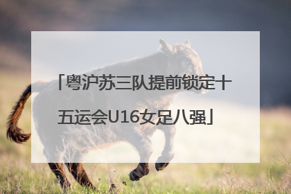 粤沪苏三队提前锁定十五运会U16女足八强