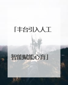 丰台引入人工智能赋能心育