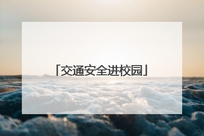 交通安全进校园