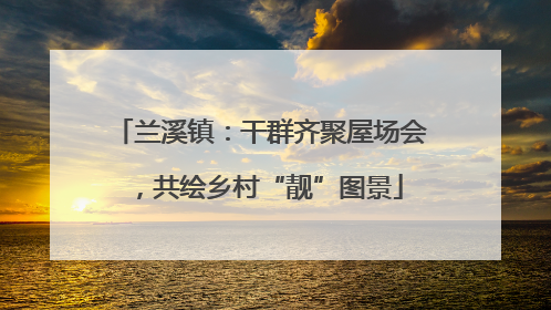 兰溪镇：干群齐聚屋场会，共绘乡村“靓”图景