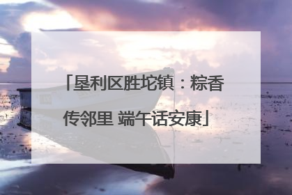 垦利区胜坨镇：粽香传邻里 端午话安康