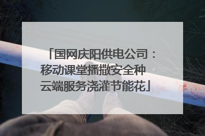 国网庆阳供电公司：移动课堂播撒安全种 云端服务浇灌节能花