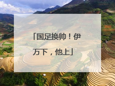 国足换帅！伊万下，他上