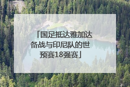 国足抵达雅加达备战与印尼队的世预赛18强赛