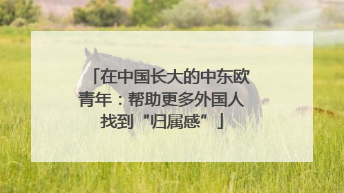 在中国长大的中东欧青年：帮助更多外国人找到“归属感”