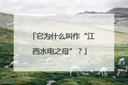 它为什么叫作“江西水电之母”？