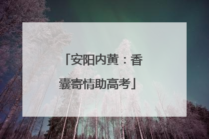 安阳内黄：香囊寄情助高考