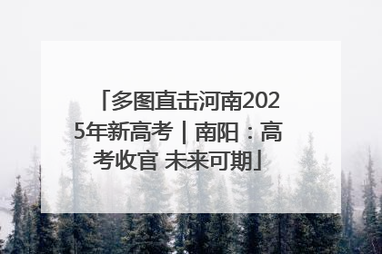 多图直击河南2025年新高考｜南阳：高考收官 未来可期