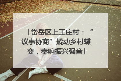岱岳区上王庄村：“议事协商”撬动乡村蝶变，奏响振兴强音