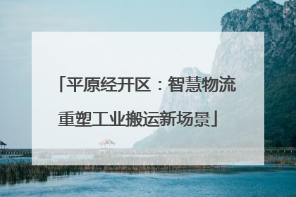 平原经开区：智慧物流重塑工业搬运新场景