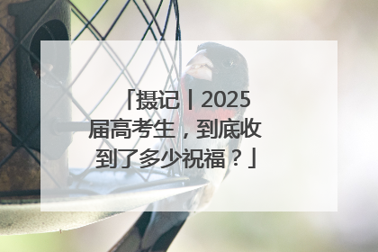 摄记丨2025届高考生，到底收到了多少祝福？