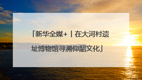 新华全媒+丨在大河村遗址博物馆寻溯仰韶文化