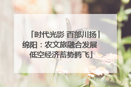 时代光影 百部川扬│绵阳：农文旅融合发展 低空经济蓄势腾飞