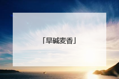 旱碱麦香