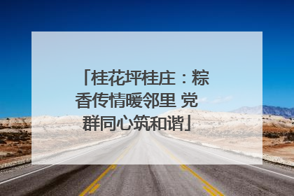 桂花坪桂庄：粽香传情暖邻里 党群同心筑和谐