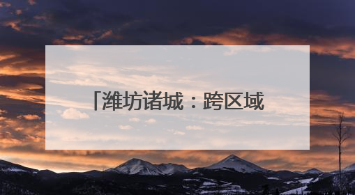 潍坊诸城：跨区域党建联建 扩大乡村振兴“朋友圈”