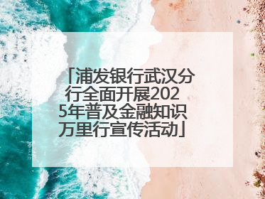 浦发银行武汉分行全面开展2025年普及金融知识万里行宣传活动