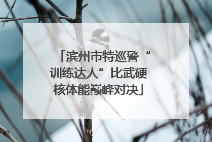 滨州市特巡警“训练达人”比武硬核体能巅峰对决