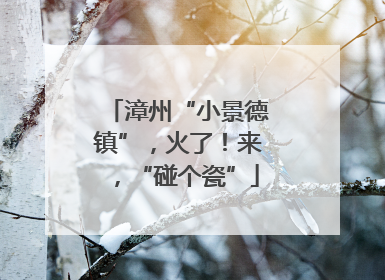 漳州“小景德镇”，火了！来，“碰个瓷”
