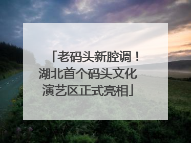 老码头新腔调！湖北首个码头文化演艺区正式亮相