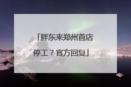 胖东来郑州首店停工？官方回复
