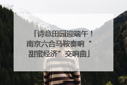 诗意田园迎端午！南京六合马鞍奏响“甜蜜经济”交响曲