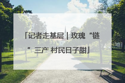 记者走基层｜玫瑰“链”三产 村民日子甜