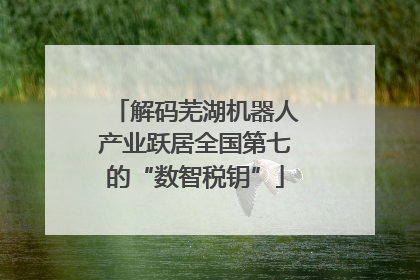 解码芜湖机器人产业跃居全国第七的“数智税钥”