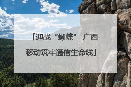 迎战“蝴蝶” 广西移动筑牢通信生命线