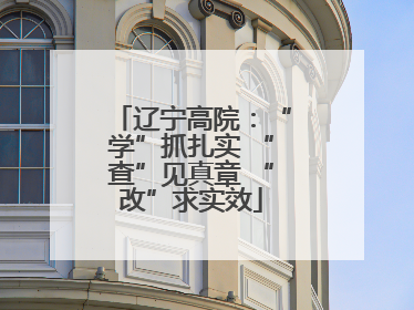辽宁高院：“学”抓扎实 “查”见真章 “改”求实效