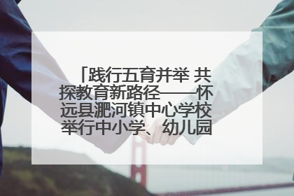 践行五育并举 共探教育新路径——怀远县淝河镇中心学校举行中小学、幼儿园班主任论坛活动
