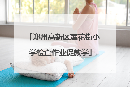 郑州高新区莲花街小学检查作业促教学