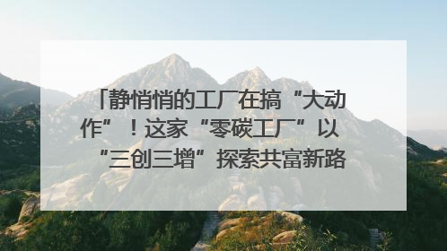 静悄悄的工厂在搞“大动作”！这家“零碳工厂”以“三创三增”探索共富新路径｜网络名人四川行