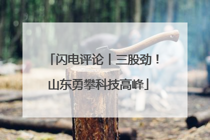 闪电评论丨三股劲！山东勇攀科技高峰