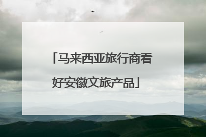 马来西亚旅行商看好安徽文旅产品