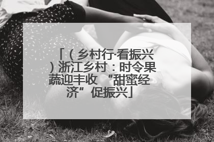 （乡村行·看振兴）浙江乡村：时令果蔬迎丰收 “甜蜜经济”促振兴