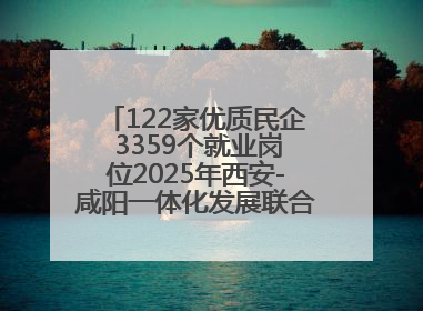 122家优质民企 3359个就业岗位2025年西安-咸阳一体化发展联合招聘会举办