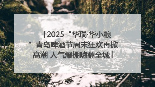 2025“华瑞·华小粮”青岛啤酒节周末狂欢再掀高潮 人气爆棚嗨翻全城